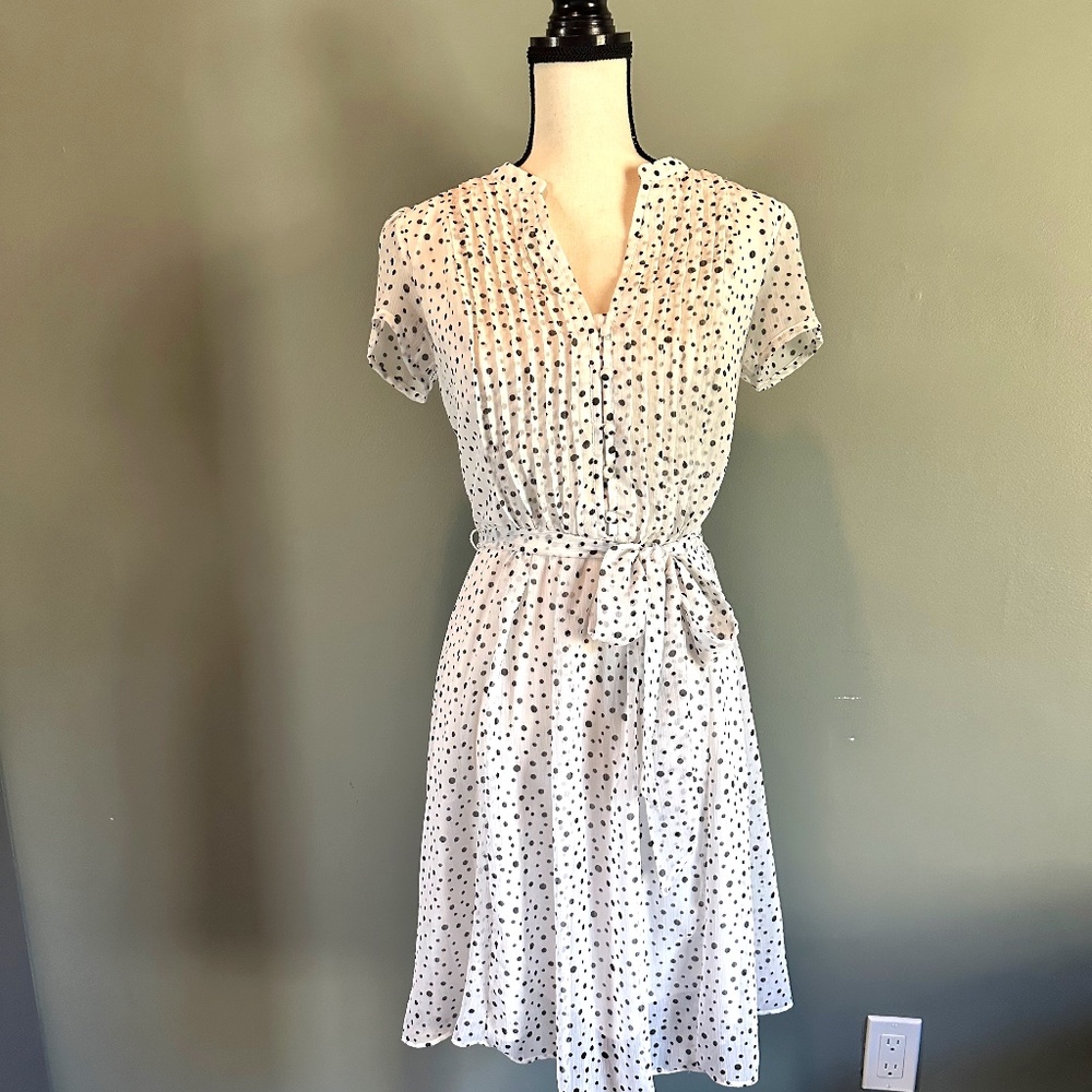 Classy JBS Polka Dot 1940s Inspired Dress